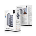 Mbeat 14 in 1 USB4 Docking Station with 8K Video 40Gbps Data (Space Grey)