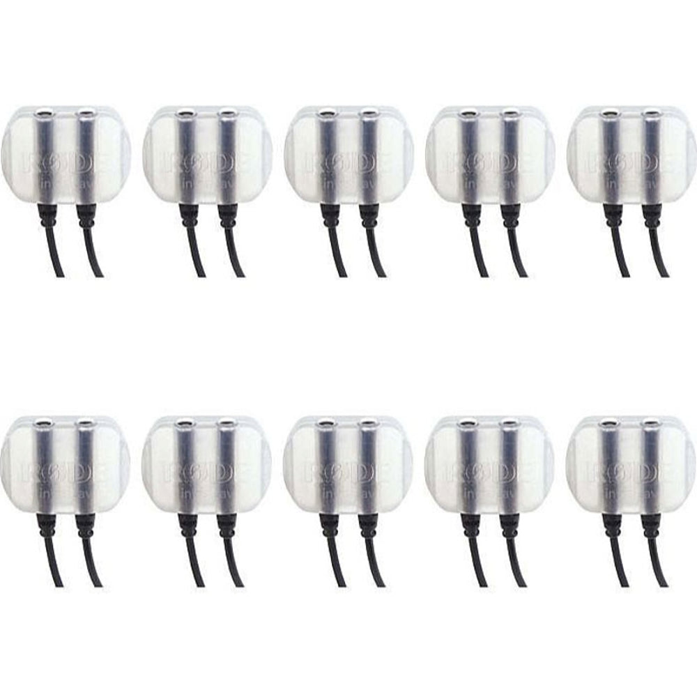 Rode invisiLav (10 pack) Discreet skinsafe mount for la valier microphones. Supports R