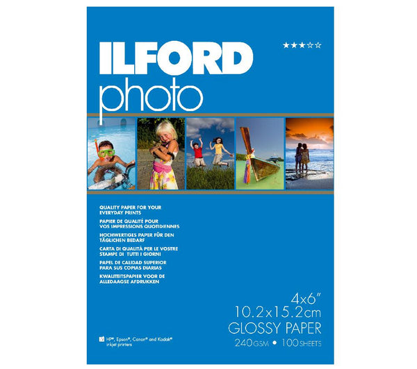 Ilford 4x6 Glossy Paper 100 PK IPBGEP9