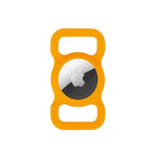 Apple AirTag 1 Pack with Silicone Pet Collar Cover (Orange)