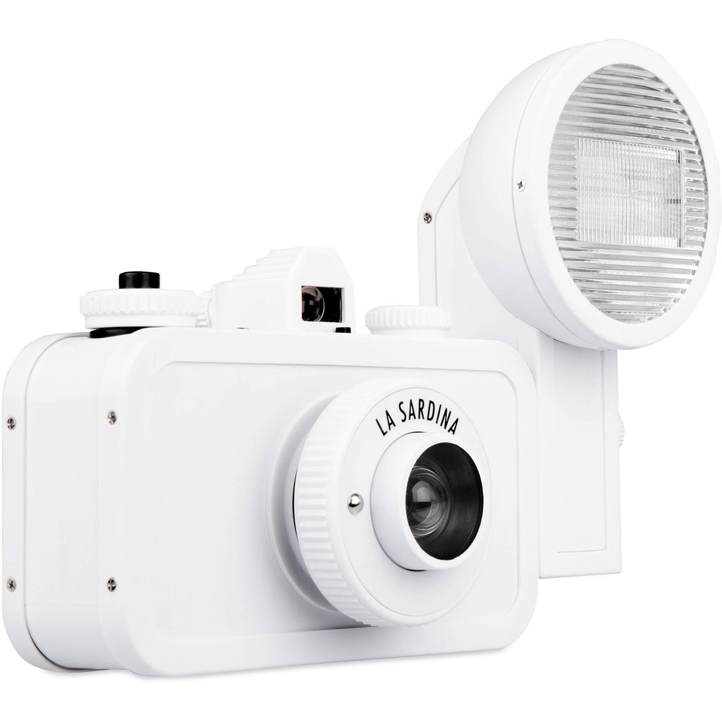 Lomography La Sardina DIY Camera w/ Flash - White Edition