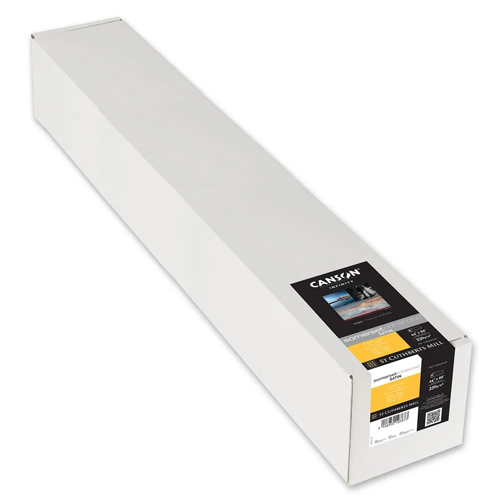 Canson Somerset Enhanced Satin White 330GSM (1118mm x 20m)
