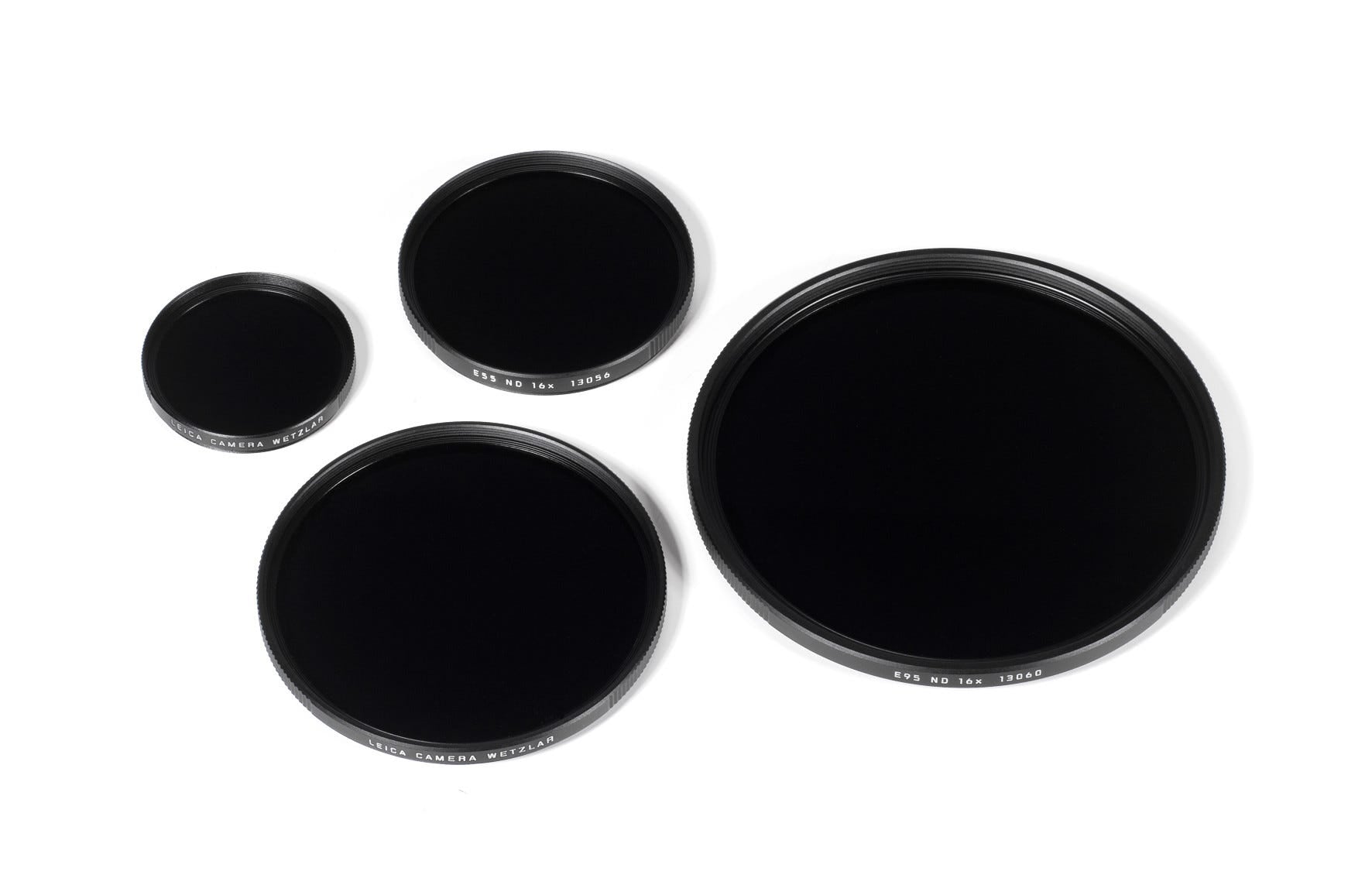 Leica Filter E72 ND 16x, Black