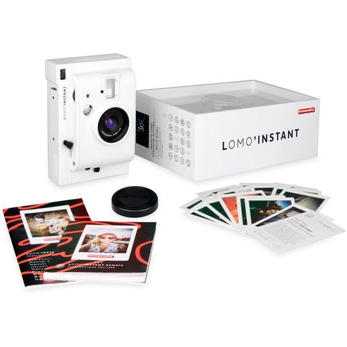 Lomo Instant Camera + 3 Lenses - White 