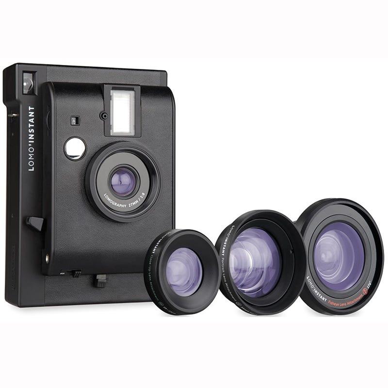 Lomo Instant Camera + 3 Lenses - Black 