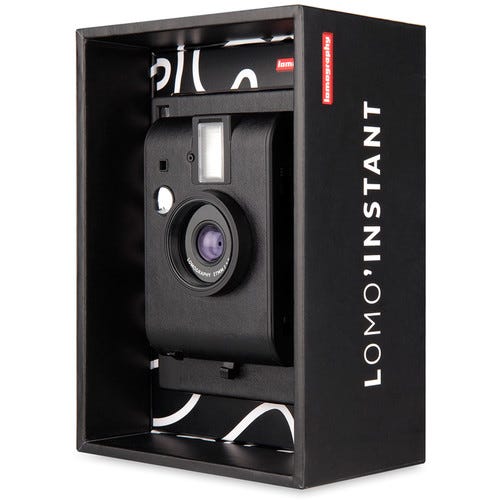 Lomo Instant Camera + 3 Lenses - Black 