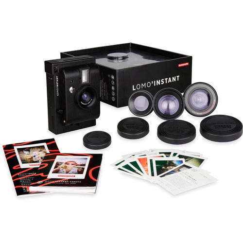 Lomo Instant Camera + 3 Lenses - Black 