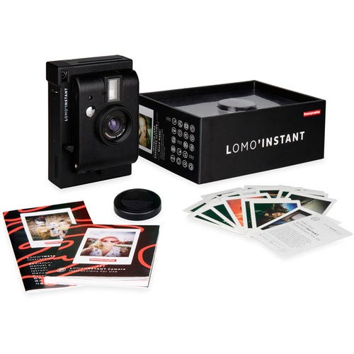 Lomo Instant Camera + 3 Lenses - Black 