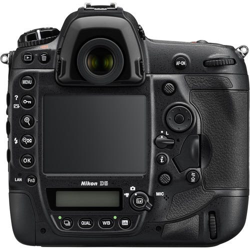 Nikon D5 DSLR Camera Body Only with Dual Compact Flash - VBA460BA