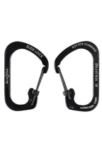 Nite Ize SlideLock Carabiner Stainless Steel #2 - Black