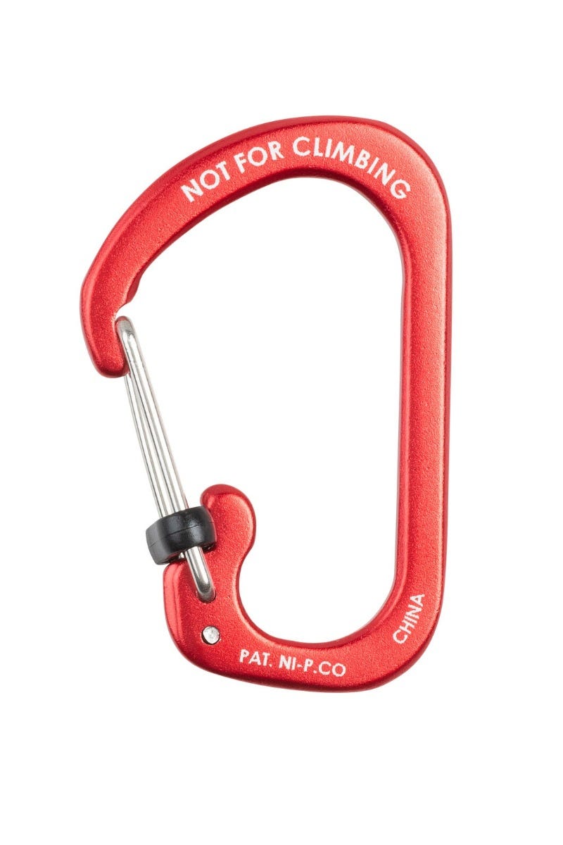 Nite Ize SlideLock Carabiner Aluminium #3 - Red