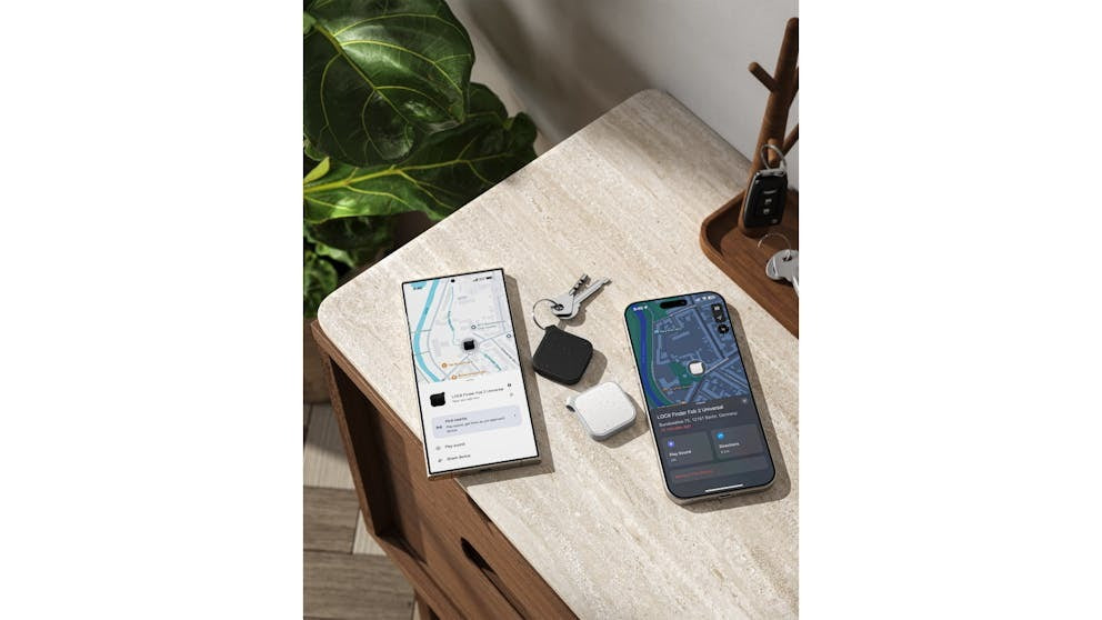 Open Box Journey Loc8 Finder Fob - Apple/Google Bluetooth Tracker (Black)