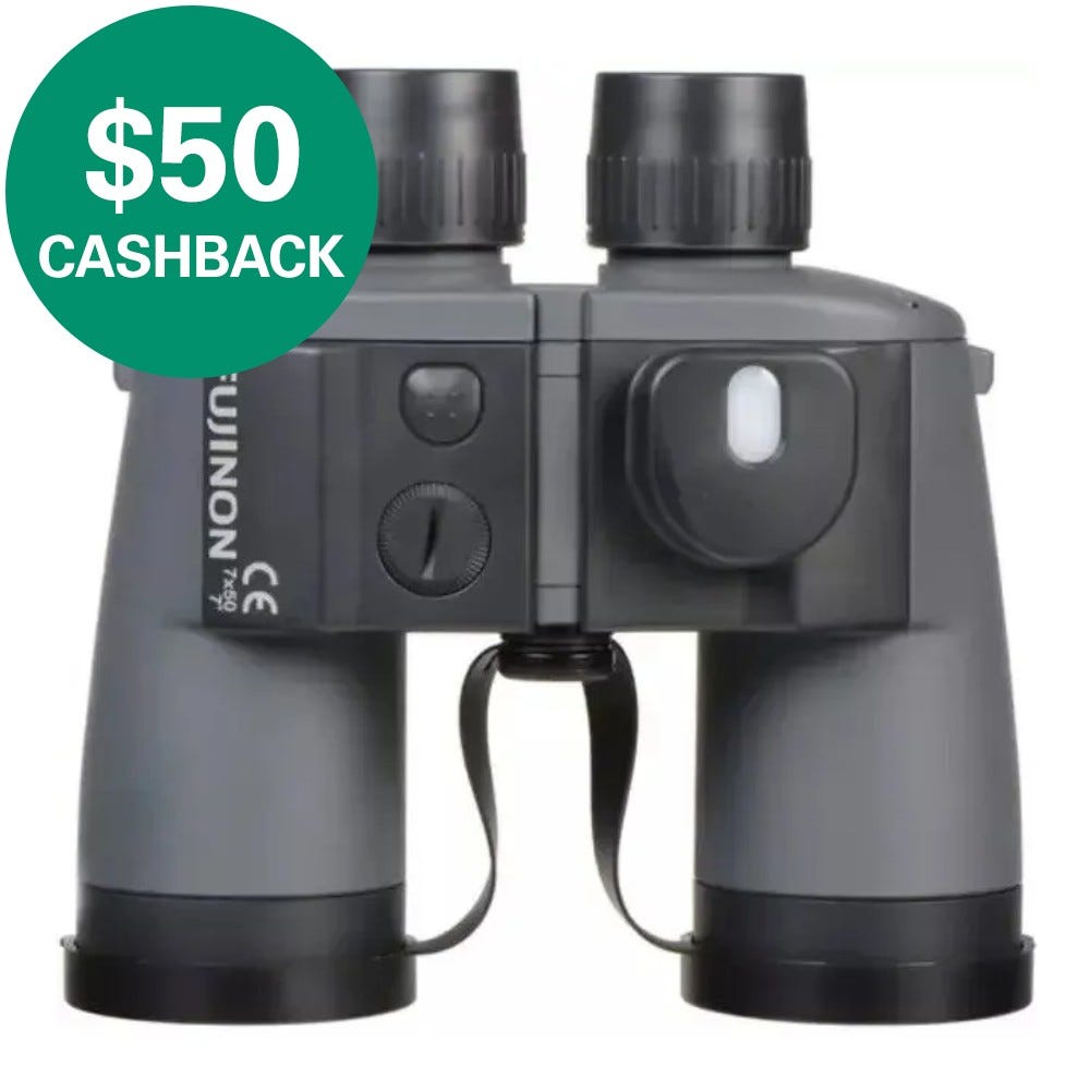 FUJIFILM 7X50 WPCXL Mariner Binoculars w/ Compass