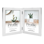Profile - Eternal 4x6" Vertical Double Photo Frame - White