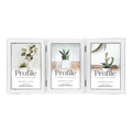 Profile - Eternal 4x6" Vertical Triple Photo Frame - White