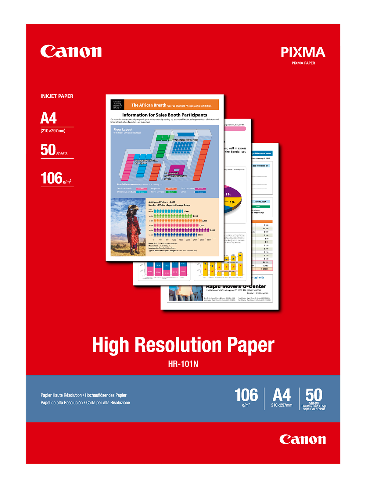 Canon High Resolution Paper A4 Paper - 50 Sheets