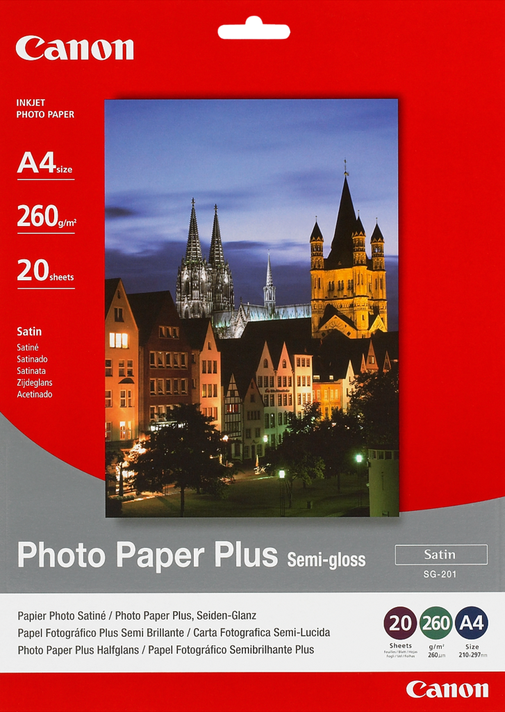 Canon Semi Gloss Photo Paper - 260 GSM - 20 Sheets 