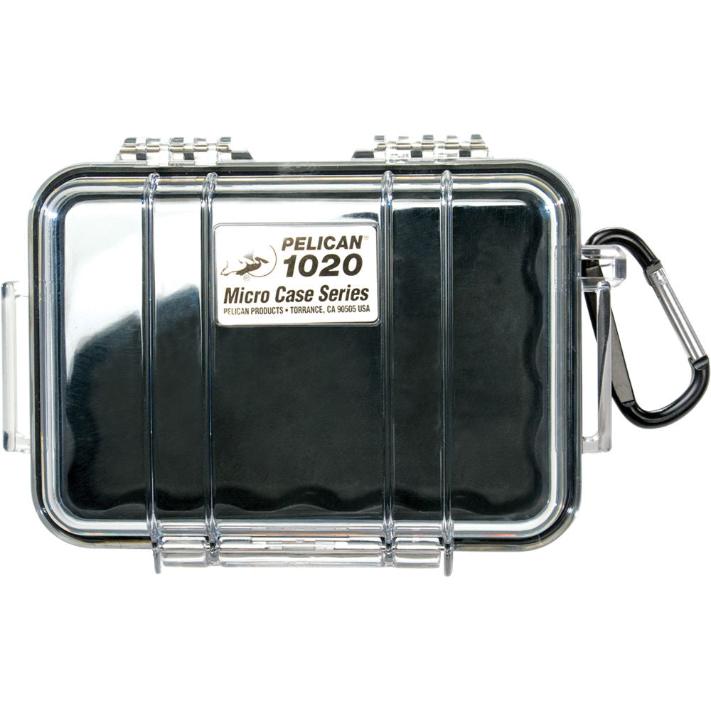 Pelican 1020 Micro Case - Clear with Black Liner