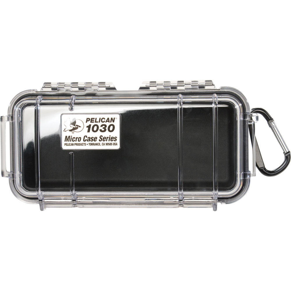 Pelican 1030 Micro Case - Clear with Black Liner