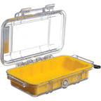 Pelican 1015 Micro Case - Clear Yellow with Yellow Liner