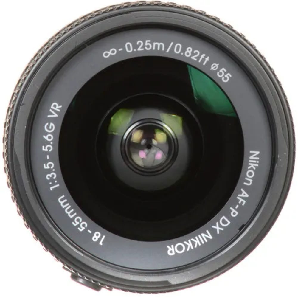 No Box - Nikon AF-P DX 18-55mm f/3.5-5.6G VR Nikkor Lens (Brand New Stock)