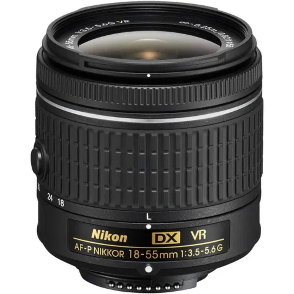 No Box - Nikon AF-P DX 18-55mm f/3.5-5.6G VR Nikkor Lens (Brand New Stock)
