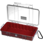 Pelican 1060 Micro Case - Clear with Red Liner