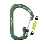 Nite Ize SlideLock Carabiner Aluminium #3 - Olive