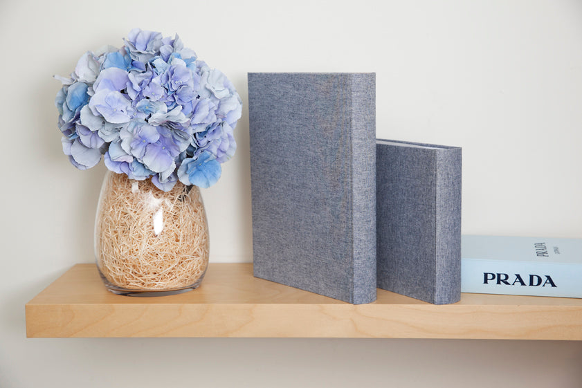Profile Photo Album Plush -300 Capacity - Demin