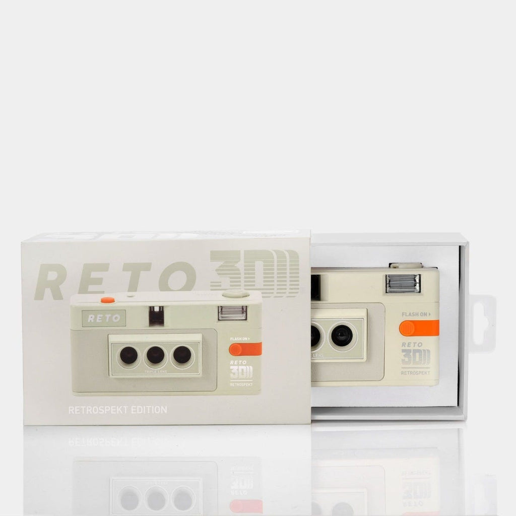 RETO 3D Classic 35mm Film Camera - White