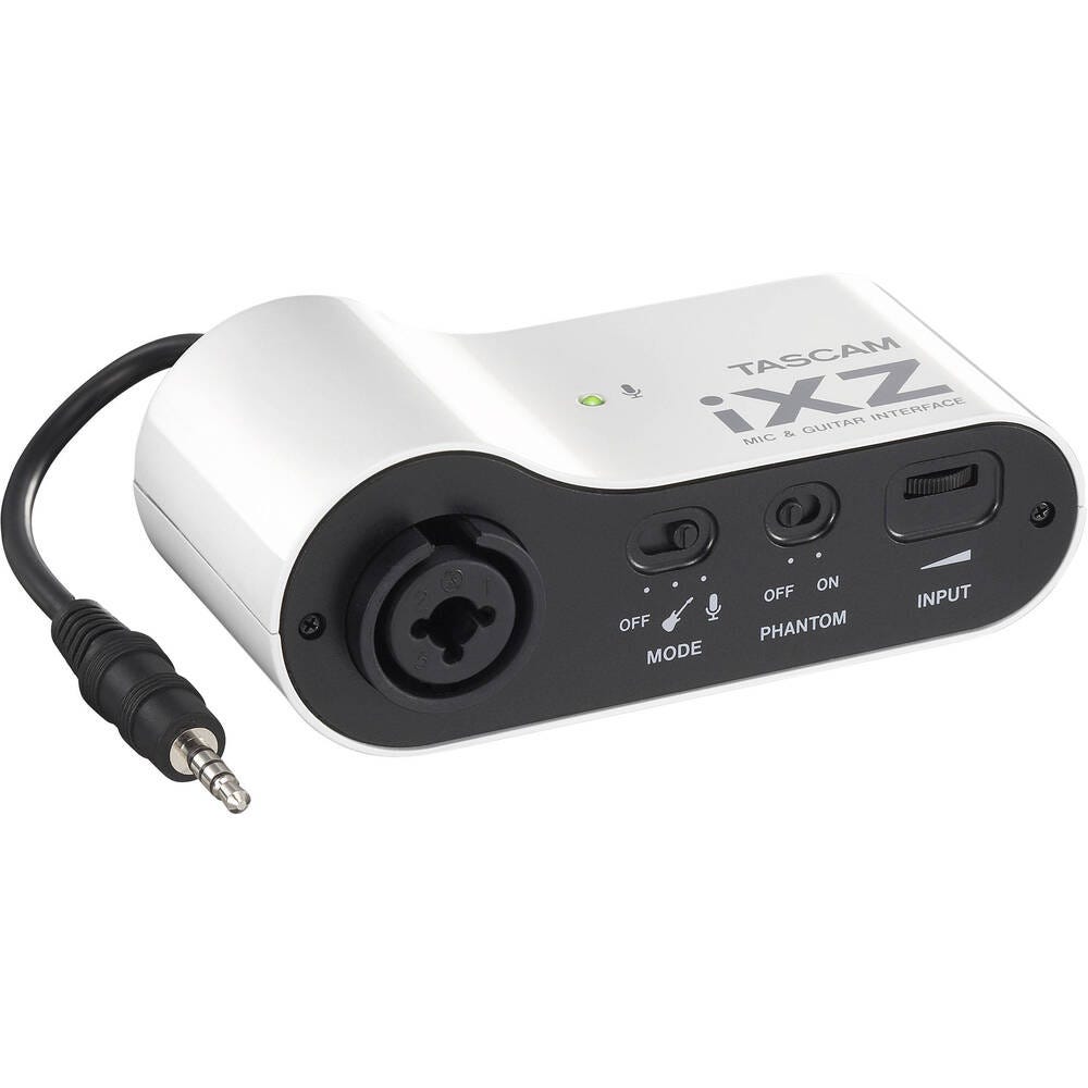 Tascam iXZ Mic/Instrument Audio Interface for iPad/iPhone/iPod Touch