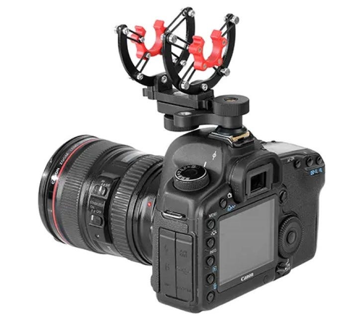 BOYA BY-C40 Suspension Shock Mount for 20mm - 22mm Mics 