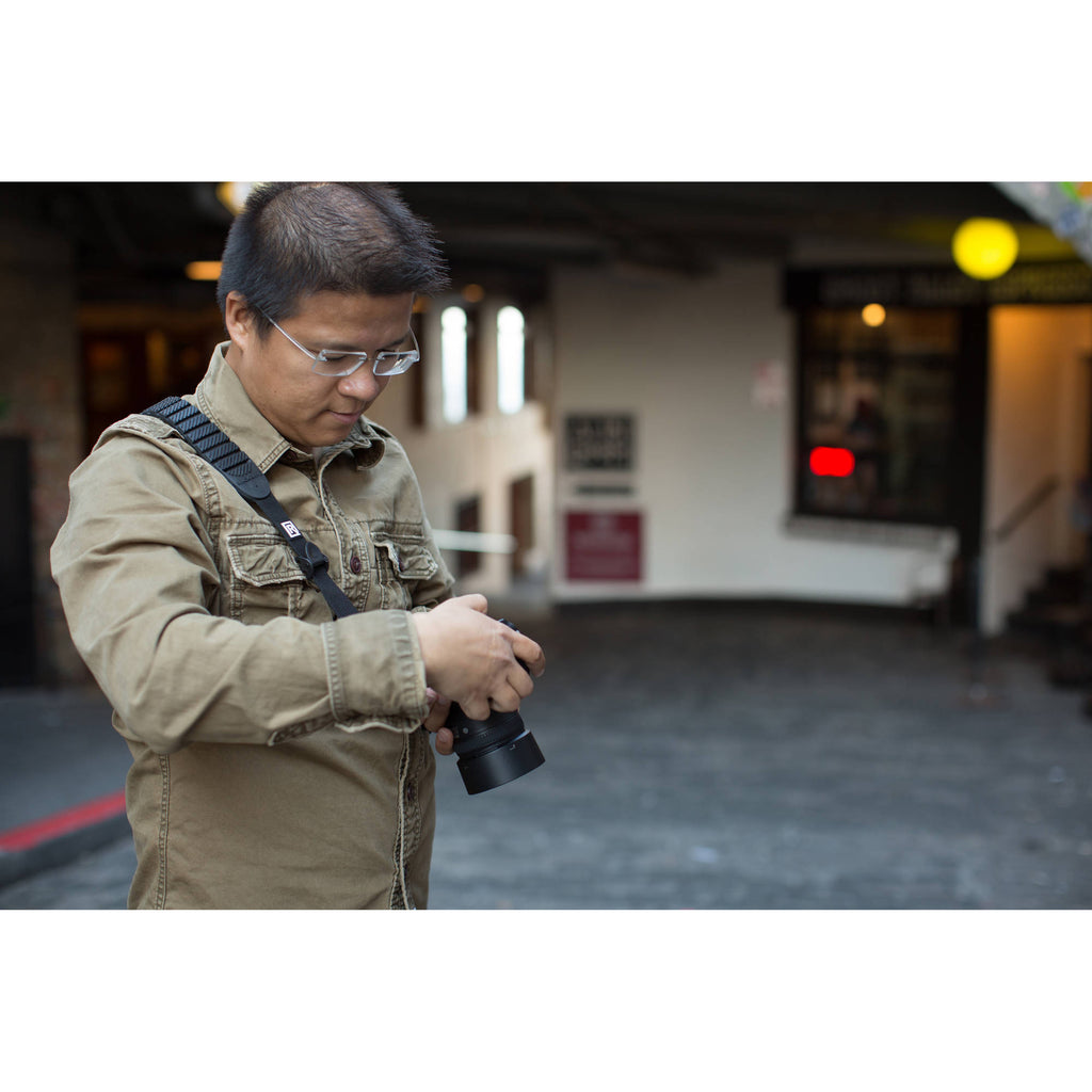 Blackrapid Cross Shot Breathe Shoulder Strap Black 