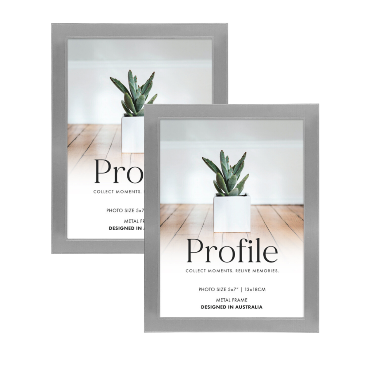 Eternal Silver 5x7 Photo Frame 2 Pack Bundle