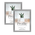 Eternal Silver 6x8 Photo Frame 2 Pack Bundle 