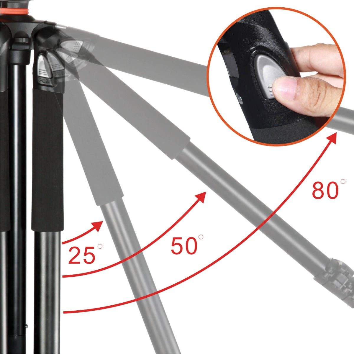 Vanguard Abeo Plus 323AV Tripod with PH-123V Video Pan Head
