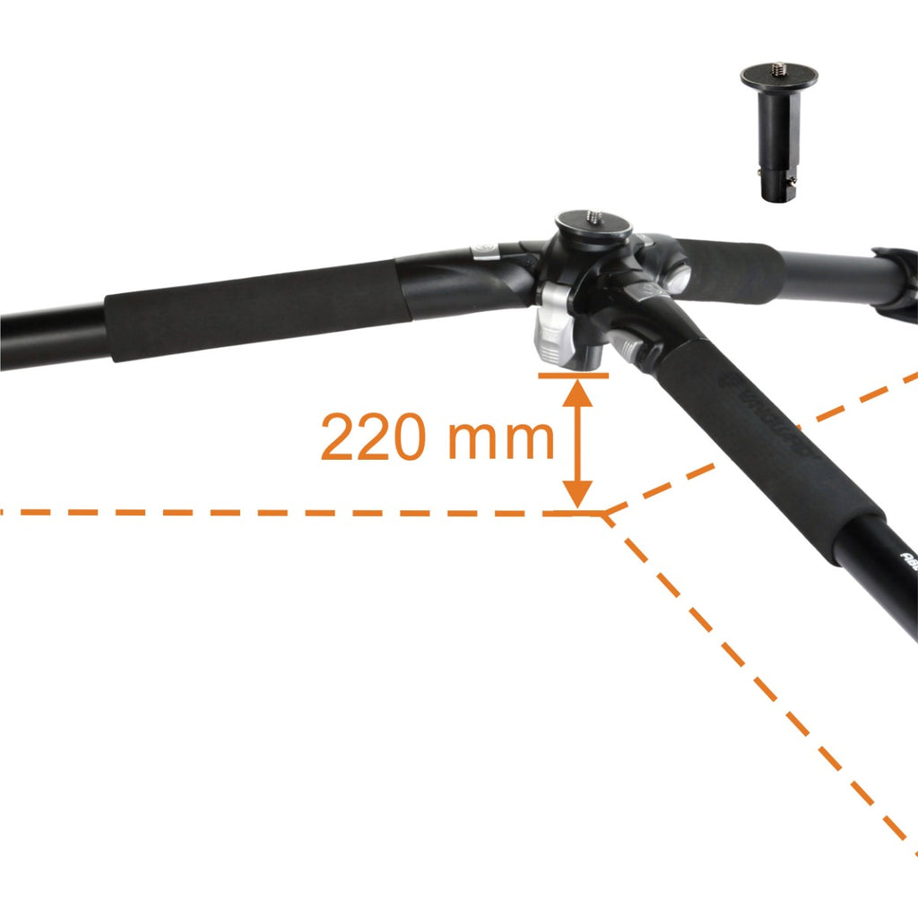 Vanguard Abeo Plus 323AV Tripod with PH-123V Video Pan Head