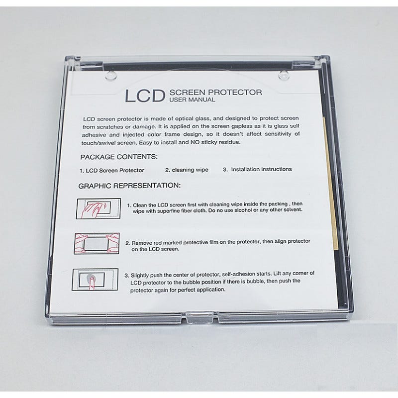 Larmor - Fujifilm X-T1 / X-T2 / X-A5 / X-A20 Glass LCD Screen Protector