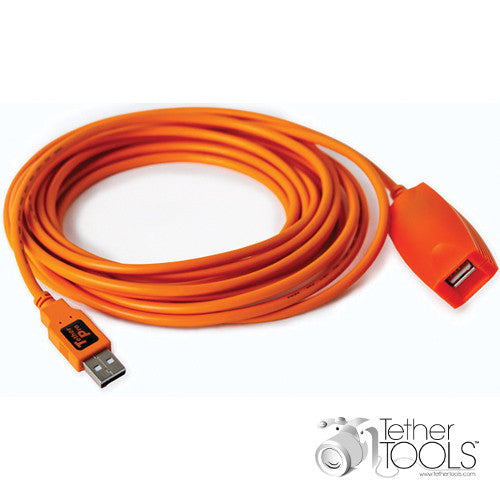 Tetherpro USB 2 Active Extensi on, 5m, Hi-Vis Org TETHER TOO