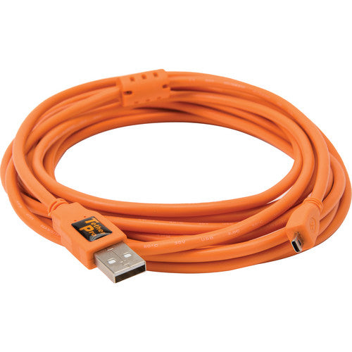 Tetherpro Usb 2 Male To Mini-B 8 Pin, 4.6m, Hi-Vis TETHER TOO
