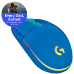 Logitech G203 LIGHTSYNC Gaming Mouse (Blue)