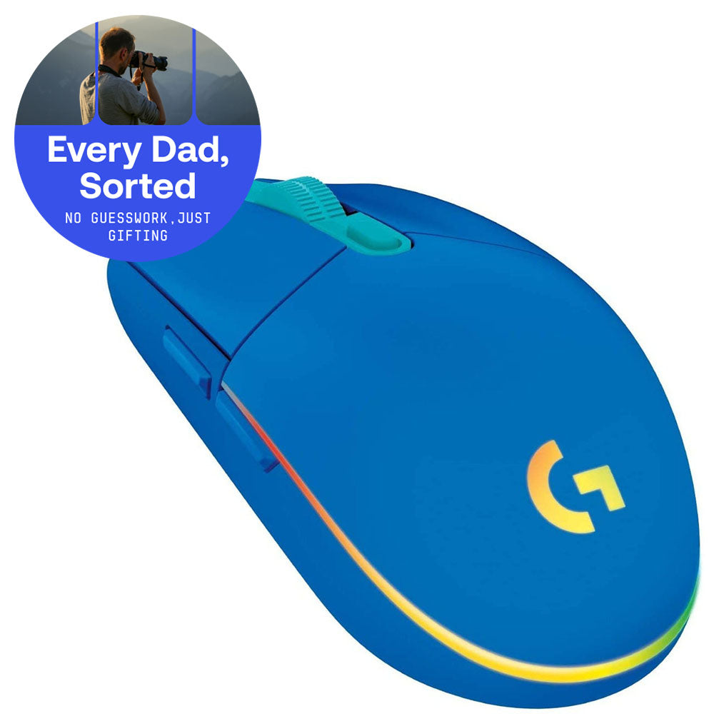 Logitech G203 LIGHTSYNC Gaming Mouse (Blue)