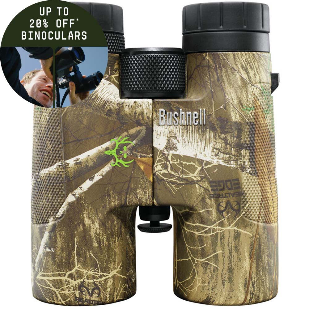 Bushnell 10X42mm Bone Collector Powerview Real Tree Binoculars