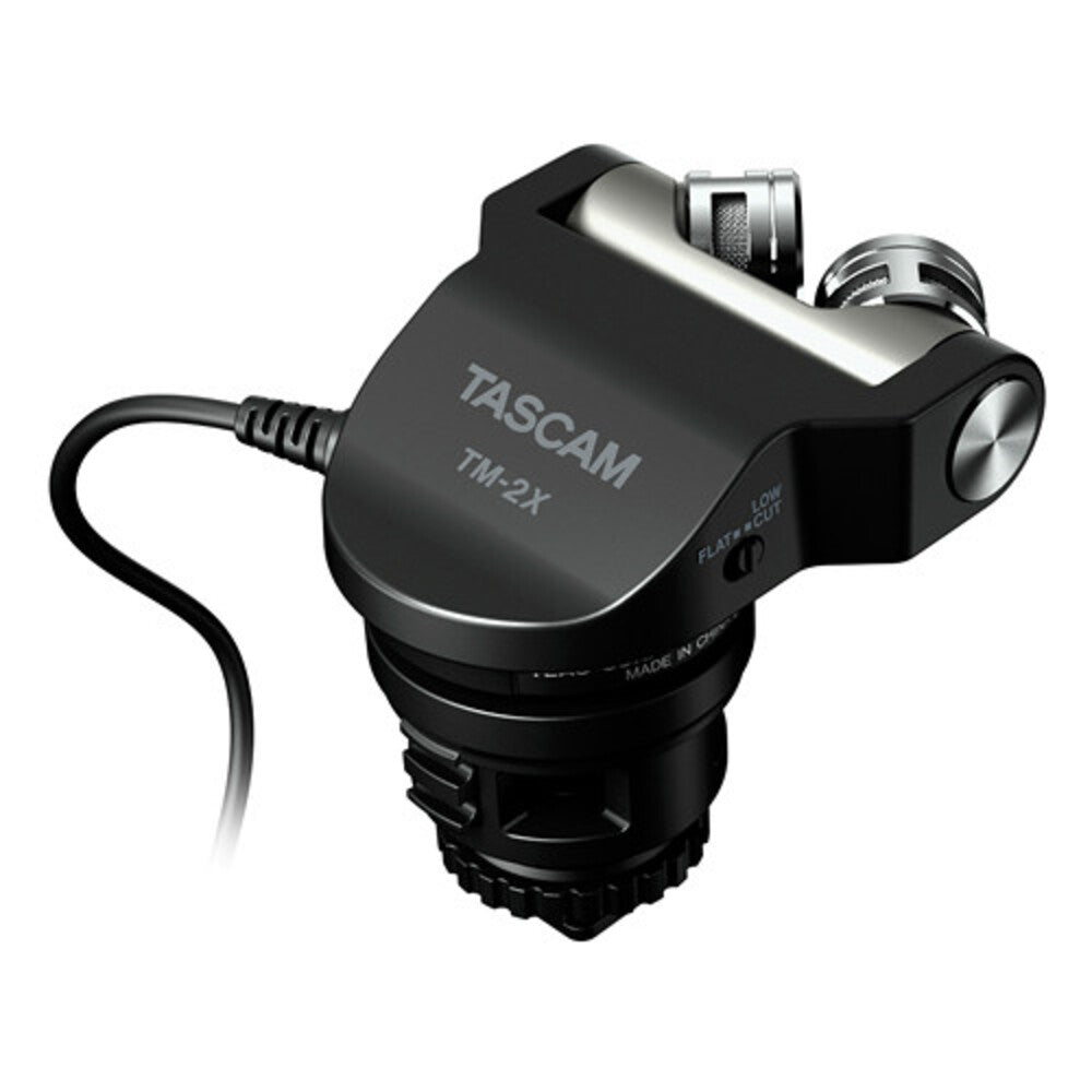 Tascam TM-2X Stereo Condenser Microphone for DSLR Cameras with Shoe Mount