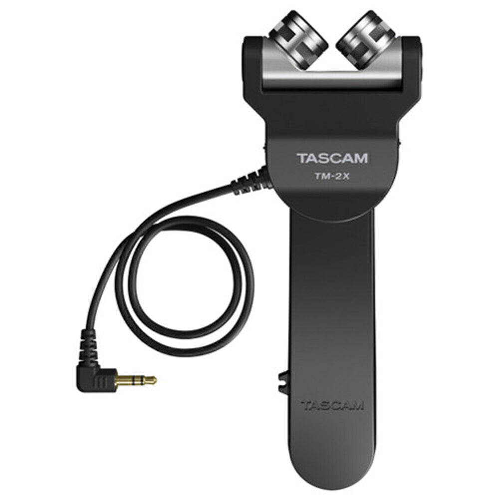 Tascam TM-2X Stereo Condenser Microphone for DSLR Cameras with Shoe Mount