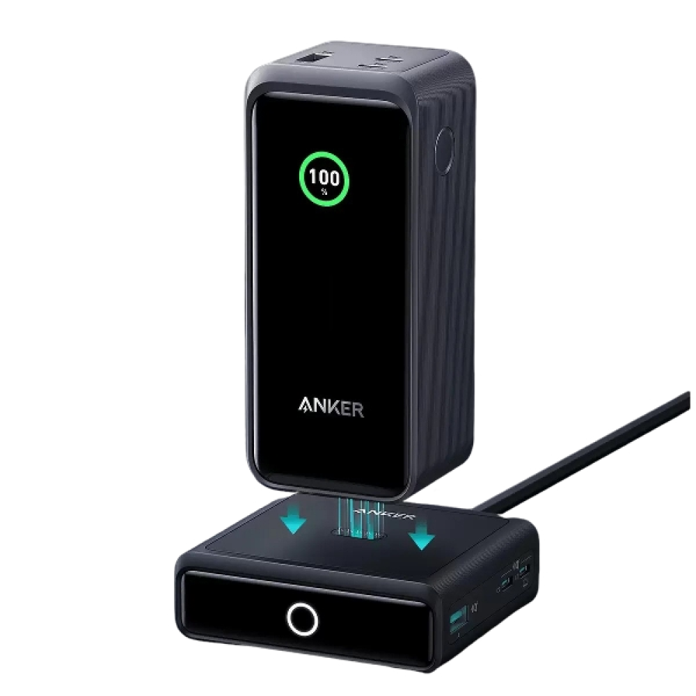 Anker Prime 20000mAh 200W Power Bank with 100W Charging Base Bundle