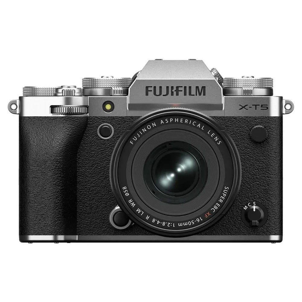 FUJIFILM X-T5 Camera w/ XF 16-50mm Lens (Silver)