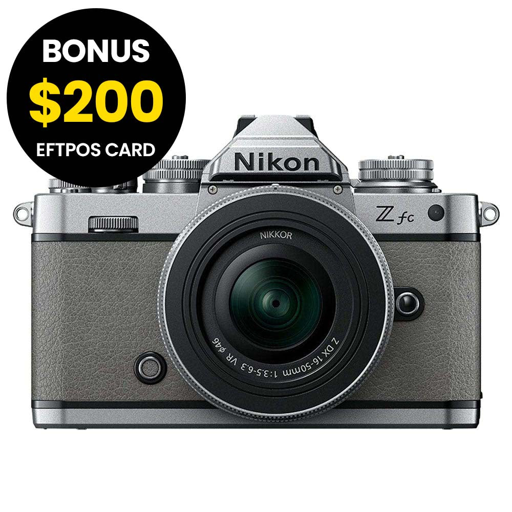 Nikon Z fc Body Natural Grey with Nikkor Z DX 16-50mm VR Lens SL