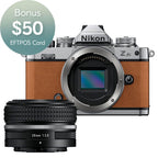 Nikon Z fc Body Amber Brown with Nikkor Z 28mm f/2.8 (SE)
