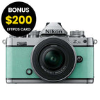 Nikon Z fc Body Mint Green with Nikkor Z DX 16-50mm VR Lens SL